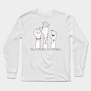 The future is feminine Long Sleeve T-Shirt